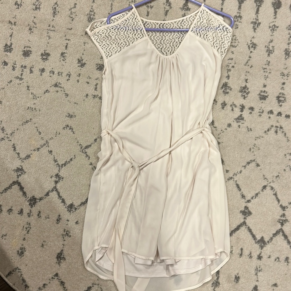 Cold shoulder, crochet top, flowy dress